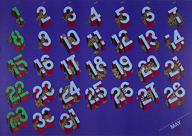 MoMAポスターカレンダー1988年5月