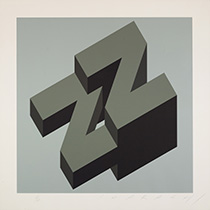 Silkscreen Alphabets AT、P、Z、W